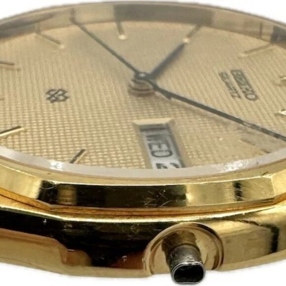Vintage Seiko 2633-7039 Salesman Sample w Waffle Dial Men's Wristwatch Case - Picture 4 of 5